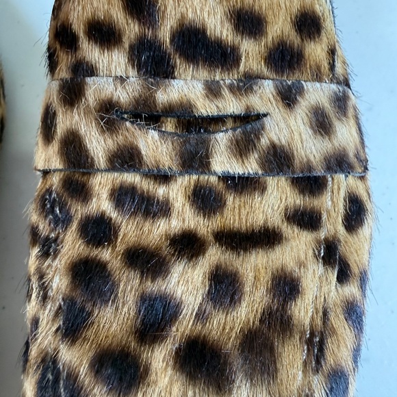 Stuart Weitzman Womens Loafers Size 6.5 Calf Hair Palmer Bold Shoes - Picture 8 of 9